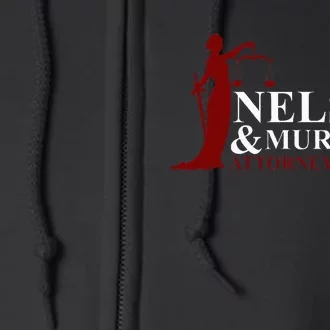 Nelson And Murdock Attorneys At Law Full Zip Hoodie