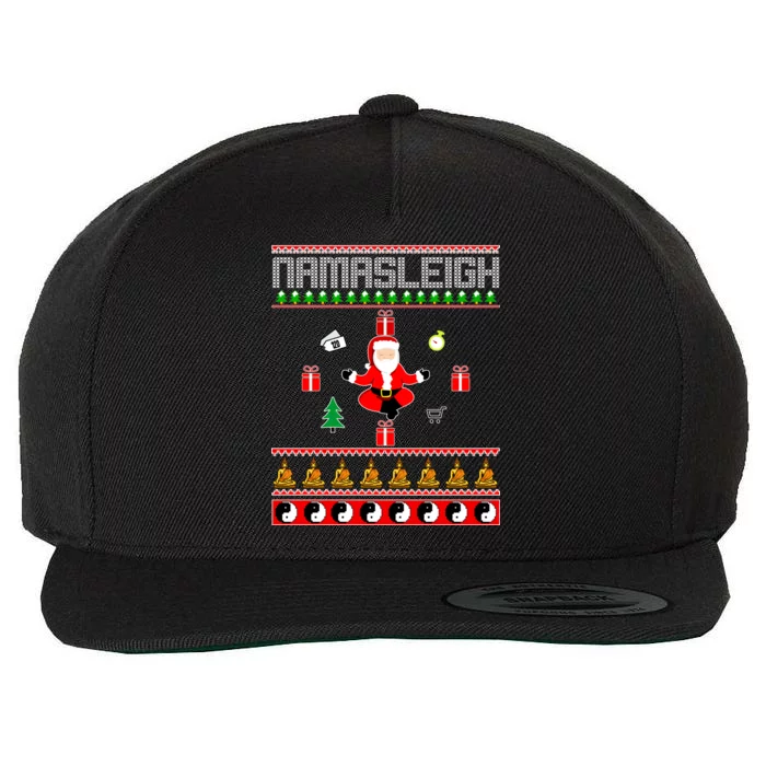 Namasleigh Ugly Christmas Wool Snapback Cap