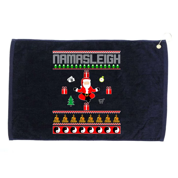 Namasleigh Ugly Christmas Grommeted Golf Towel