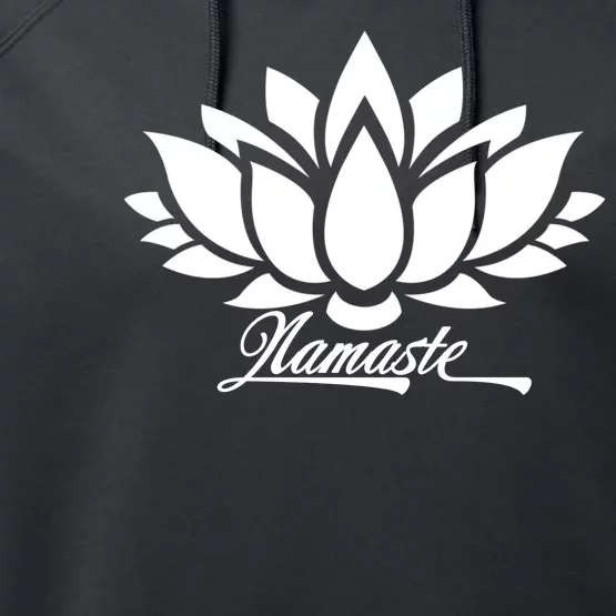 Namaste Lotus Performance Fleece Hoodie