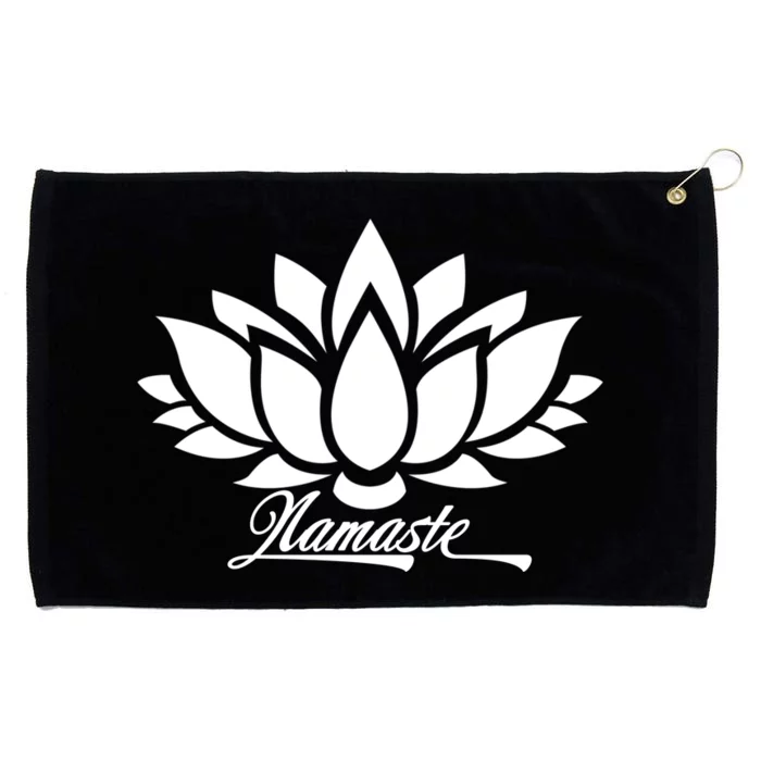 Namaste Lotus Grommeted Golf Towel