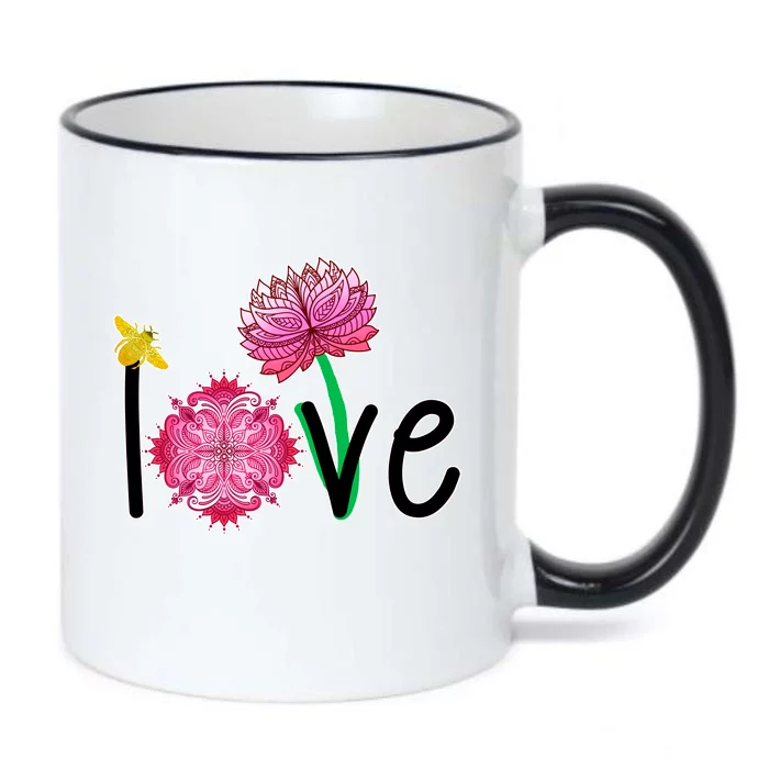 Namaste Love Bee Black Color Changing Mug