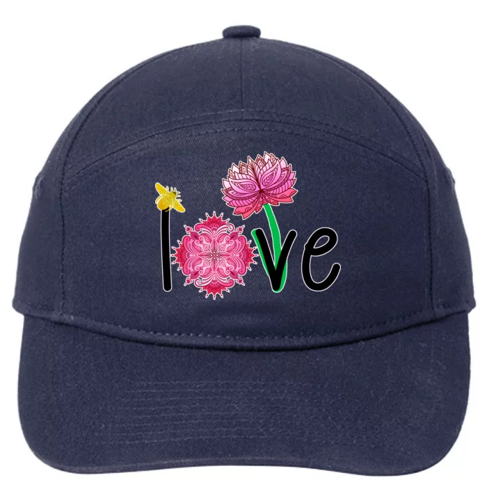 Namaste Love Bee 7-Panel Snapback Hat