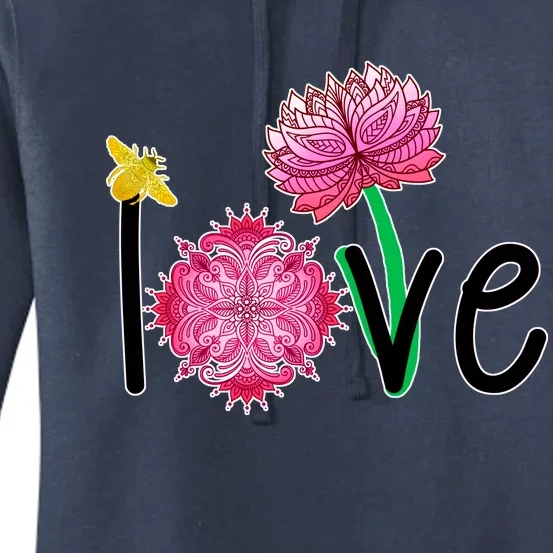 Namaste Love Bee Women's Pullover Hoodie