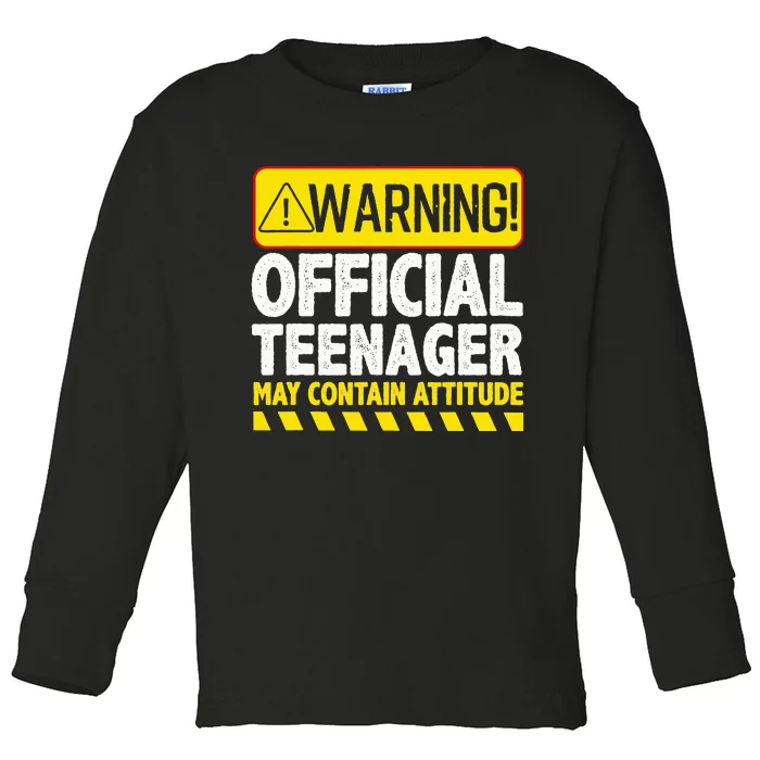 Nager Art N 13 Year Old Bday Toddler Long Sleeve Shirt