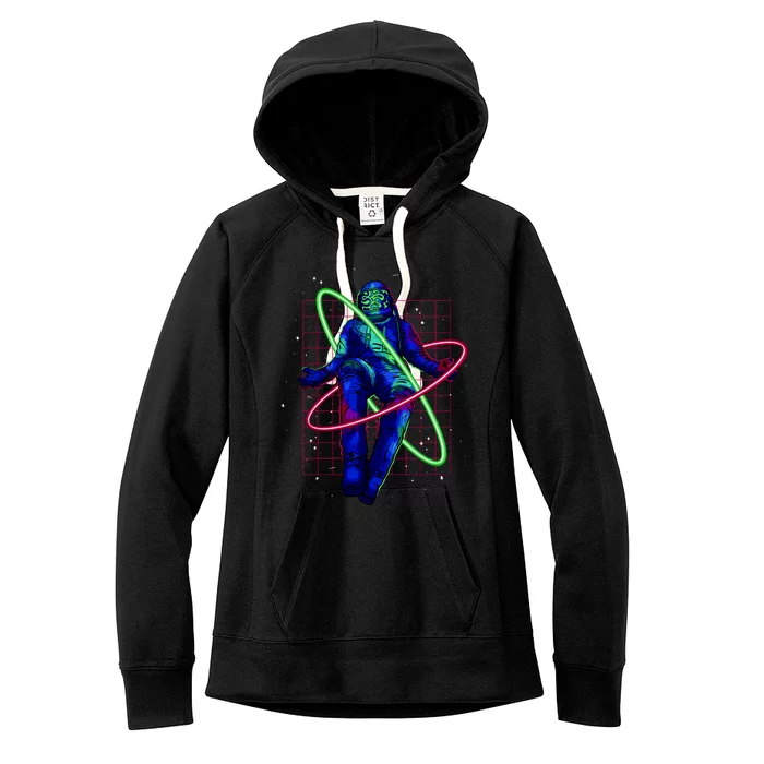 Neon Astronaut Women's Fleece Hoodie