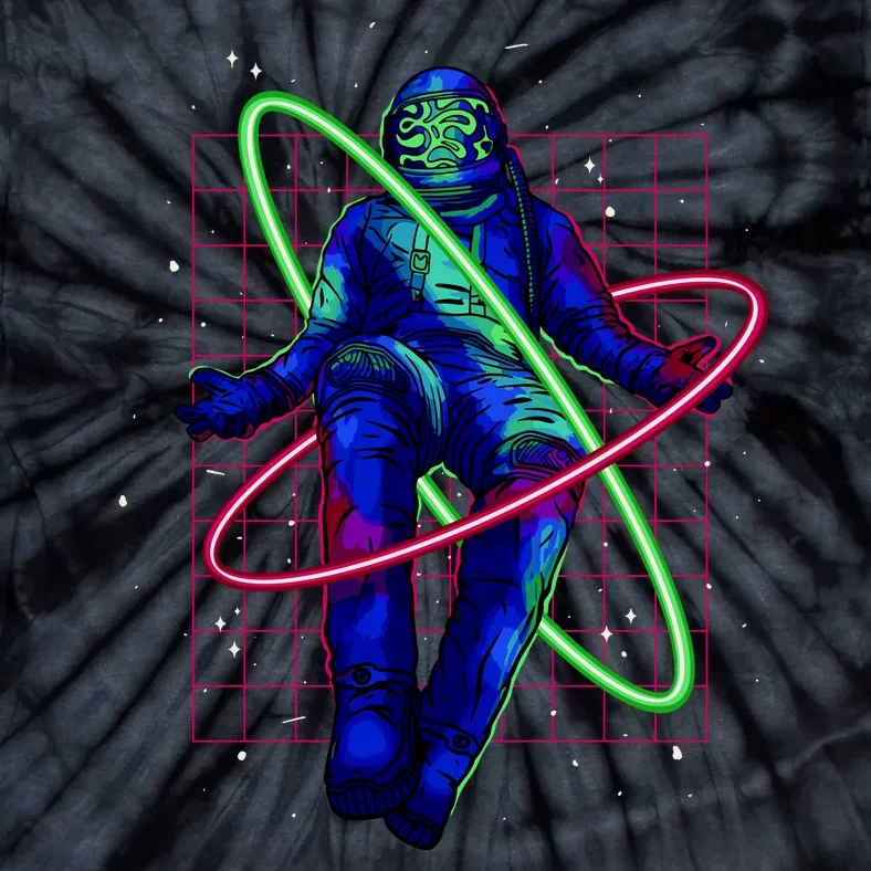 Neon Astronaut Tie-Dye T-Shirt