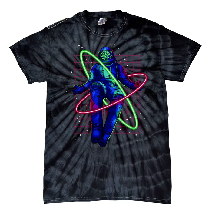 Neon Astronaut Tie-Dye T-Shirt