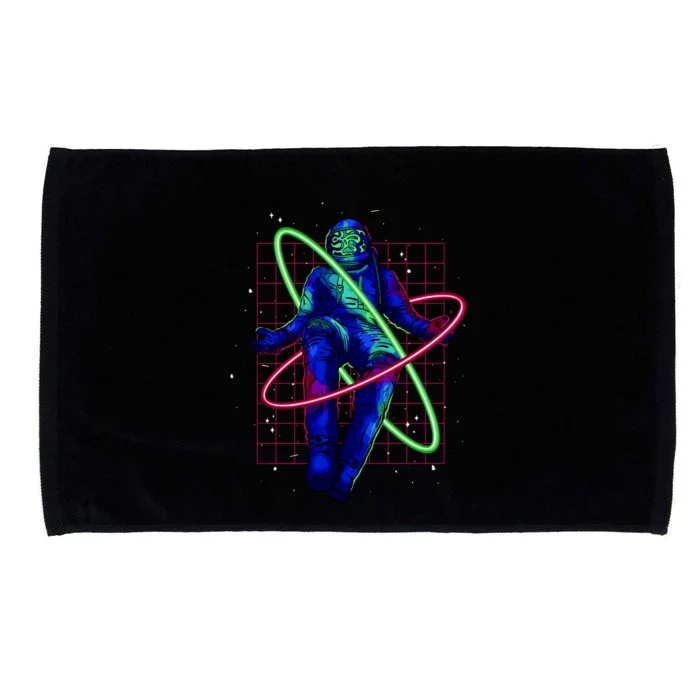 Neon Astronaut Microfiber Hand Towel