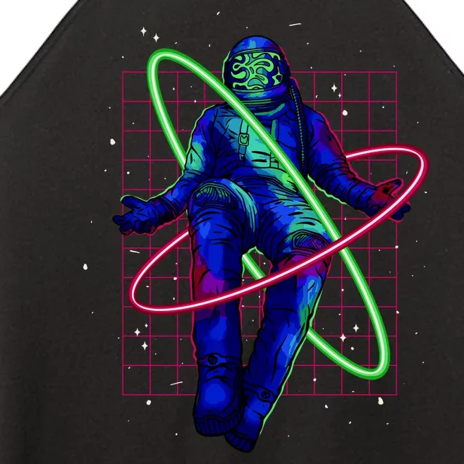 Neon Astronaut Women’s Perfect Tri Rocker Tank