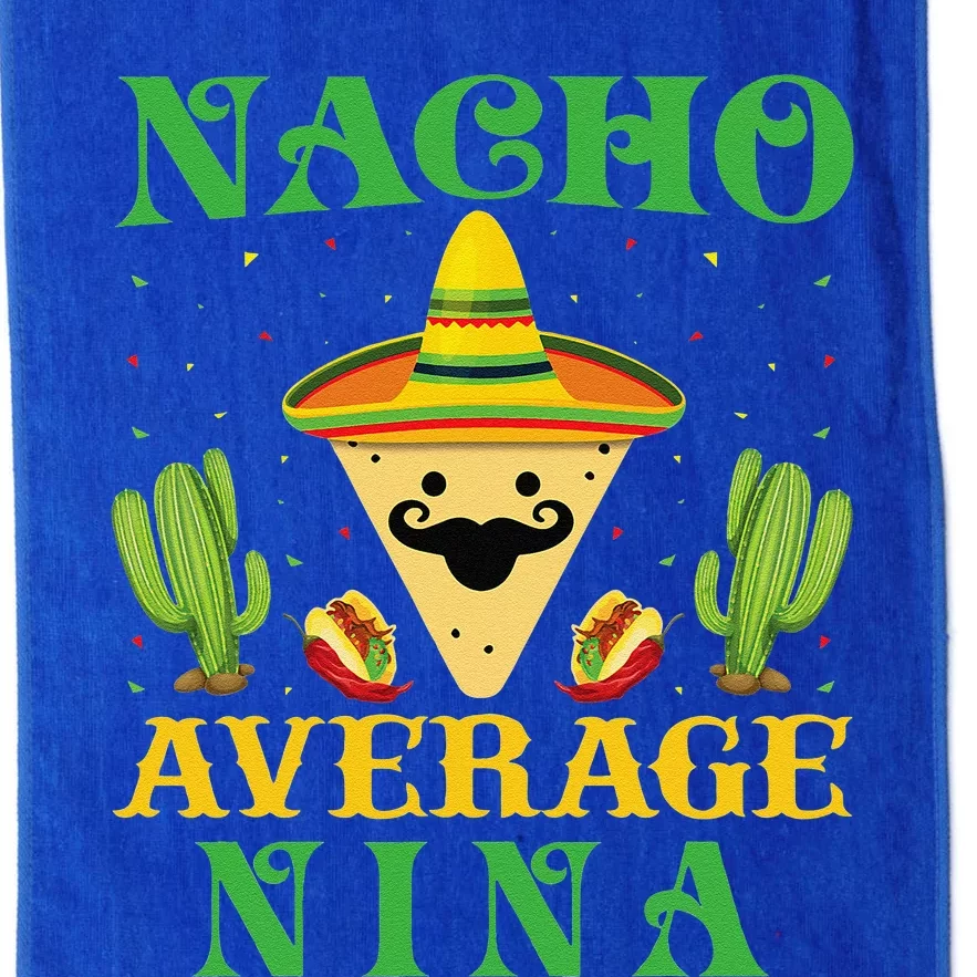 Nacho Average Nina Mexican Cinco De Mayo Platinum Collection Golf Towel