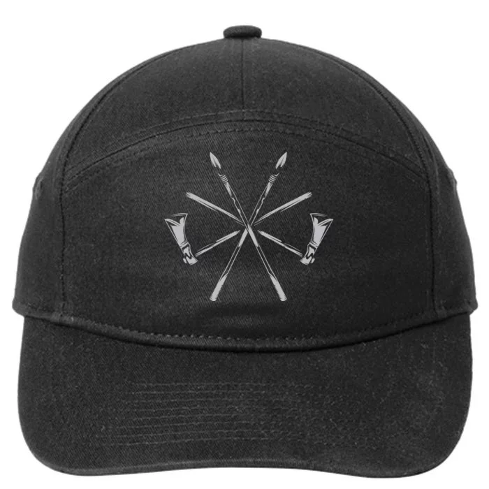 Native American 7-Panel Snapback Hat