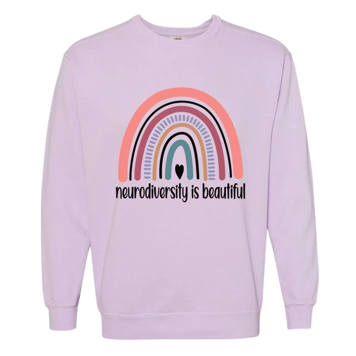 Neurodiversity Autism Neurodivergent Gift Garment-Dyed Sweatshirt