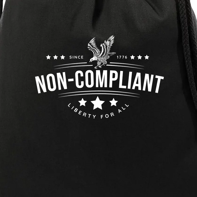 Non–Compliant America Drawstring Bag