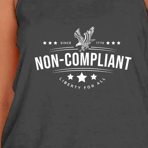 Non–Compliant America Women's Knotted Racerback Tank