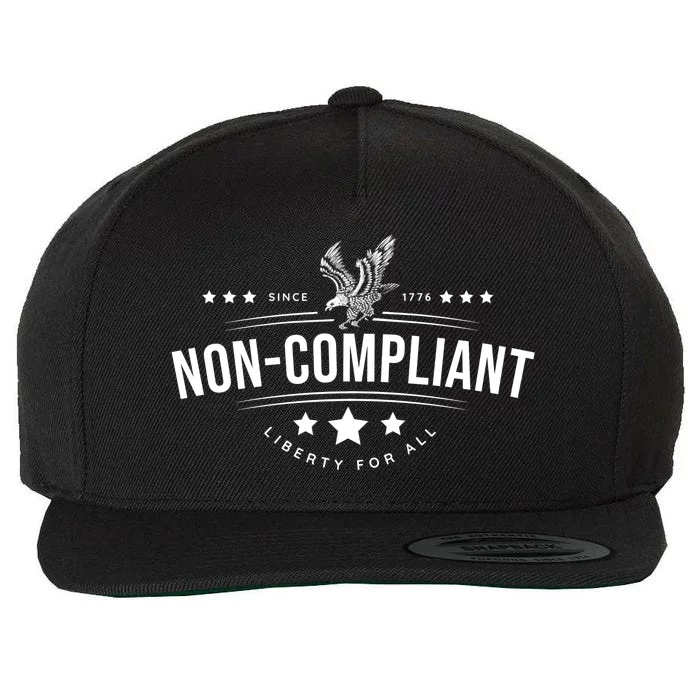 Non–Compliant America Wool Snapback Cap