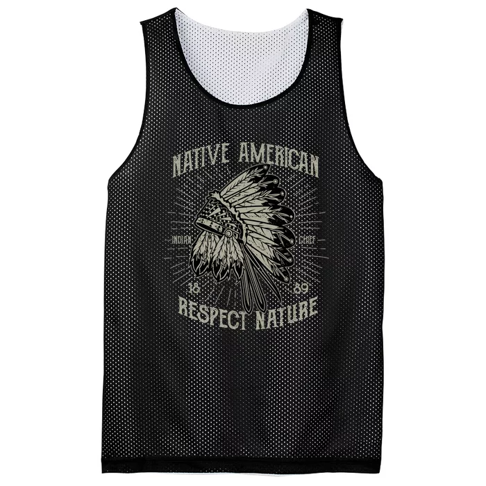 Native American Mesh Reversible Basketball Jersey Tank