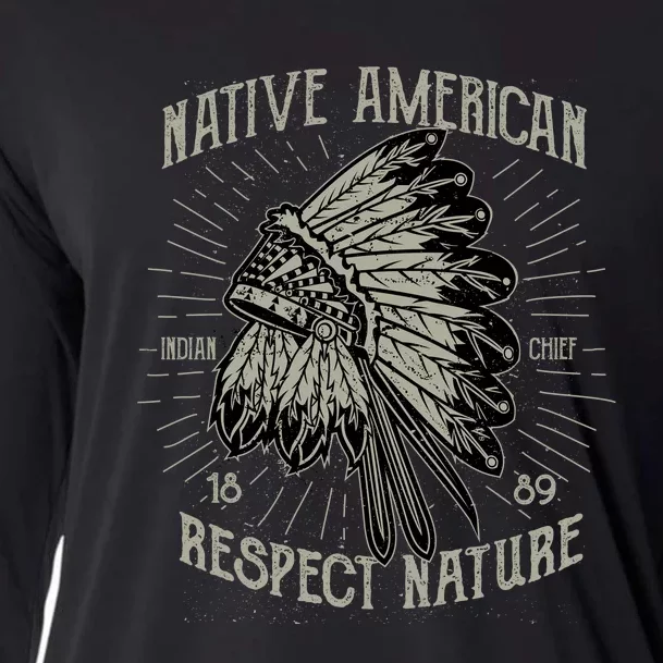 Native American Cooling Performance Long Sleeve Crew