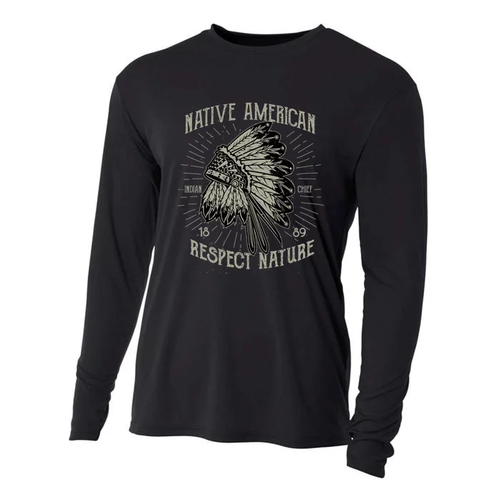 Native American Cooling Performance Long Sleeve Crew