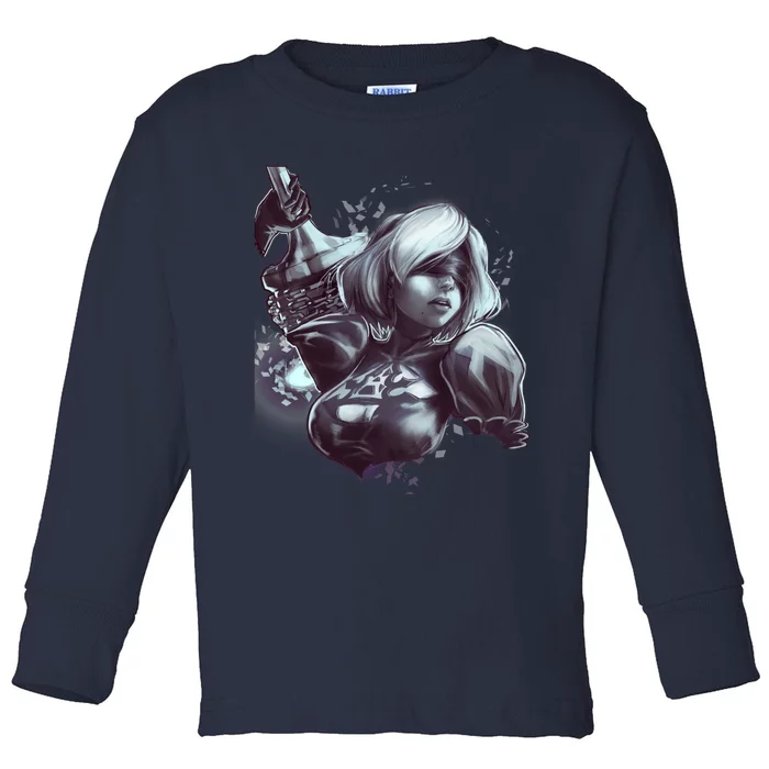 Nier Automata Toddler Long Sleeve Shirt