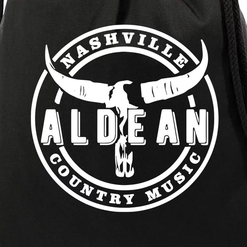 Nashville Aldean Drawstring Bag