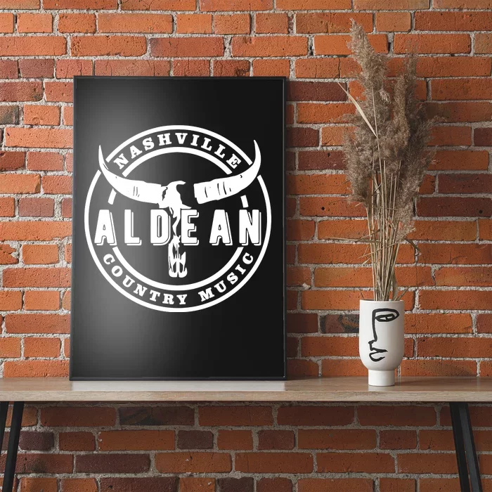 Nashville Aldean Poster