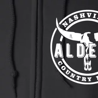 Nashville Aldean Full Zip Hoodie