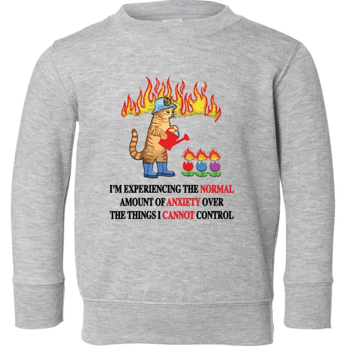 Normal Anxiety Toddler Sweatshirt