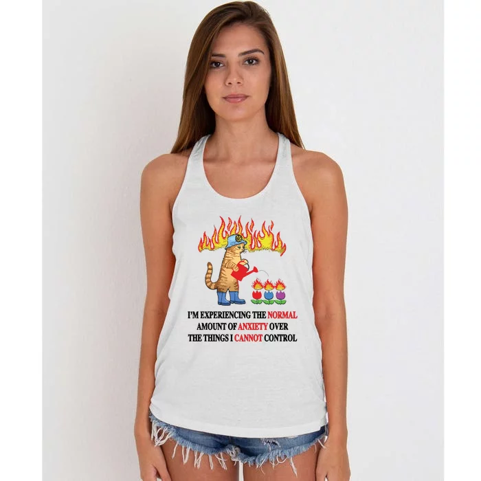 Normal Anxiety Women's Knotted Racerback Tank