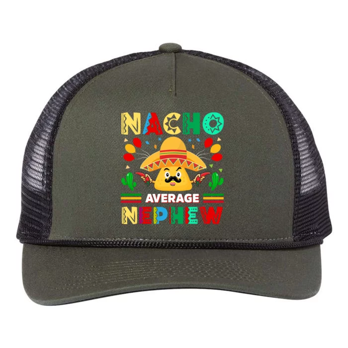 Nacho Average Nephew Cinco De Mayo Gift Retro Rope Trucker Hat Cap