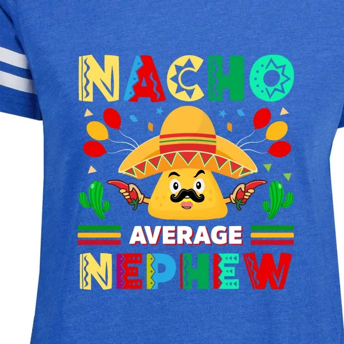 Nacho Average Nephew Cinco De Mayo Gift Enza Ladies Jersey Football T-Shirt