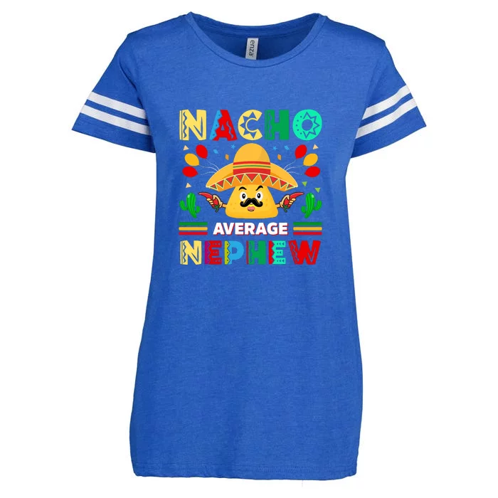 Nacho Average Nephew Cinco De Mayo Gift Enza Ladies Jersey Football T-Shirt