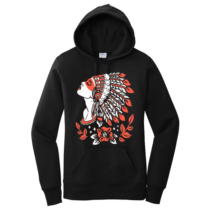 Native American No More Stolen Sisters MMIW Women's Pullover Hoodie