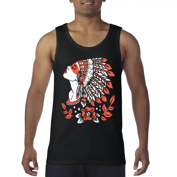 Native American No More Stolen Sisters MMIW Tank Top