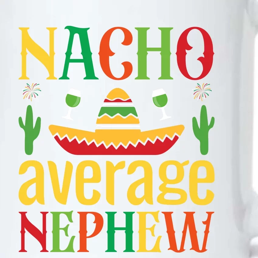 Nacho Average Nephew Black Color Changing Mug