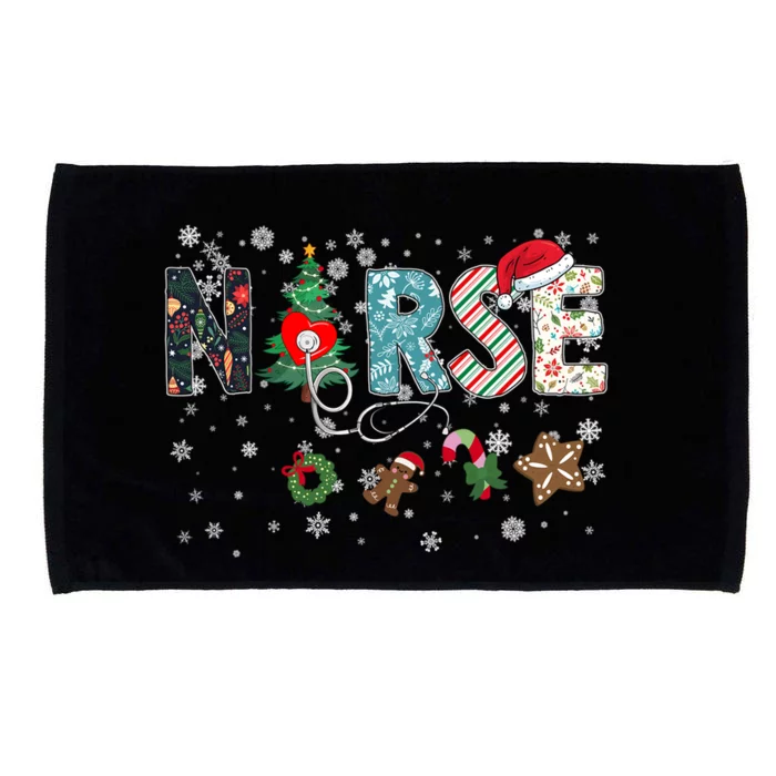 Nursing And Nurturing The Christmas Spirit Christmas Nurse Meaningful Gift Microfiber Hand Towel