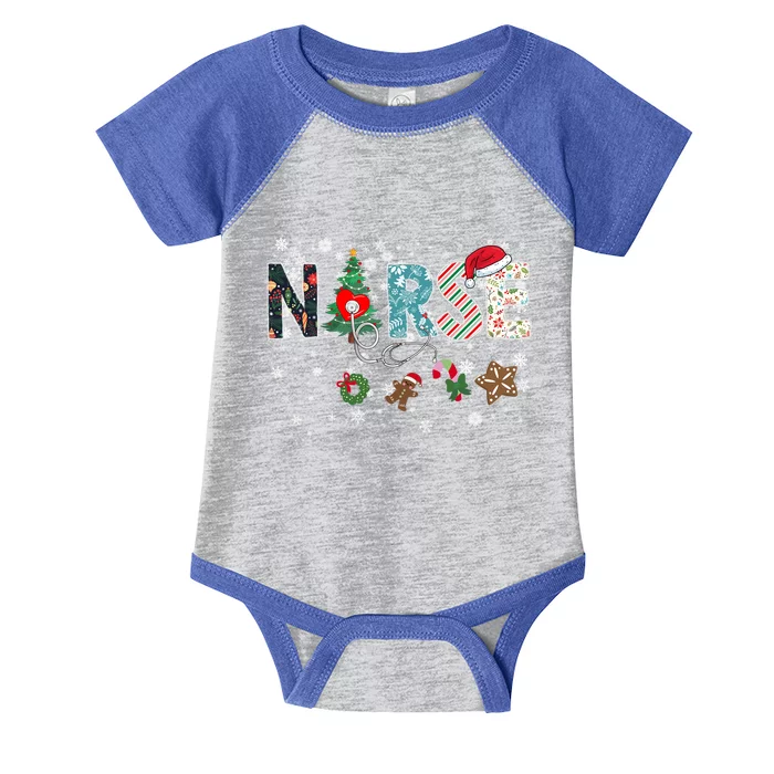 Nursing And Nurturing The Christmas Spirit Christmas Nurse Meaningful Gift Infant Baby Jersey Bodysuit