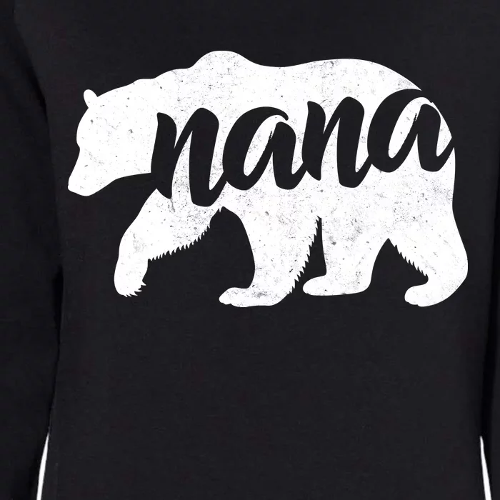 Nana Bear Womens California Wash Sweatshirt