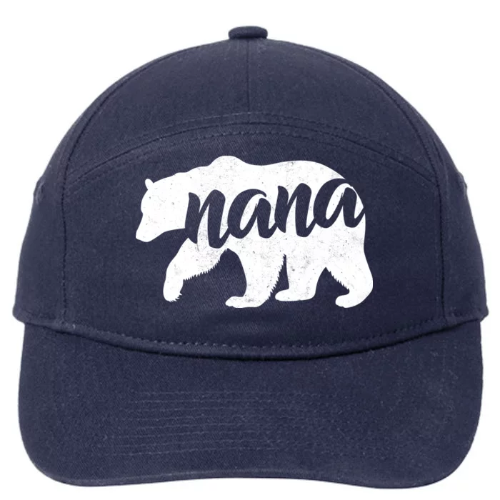 Nana Bear 7-Panel Snapback Hat