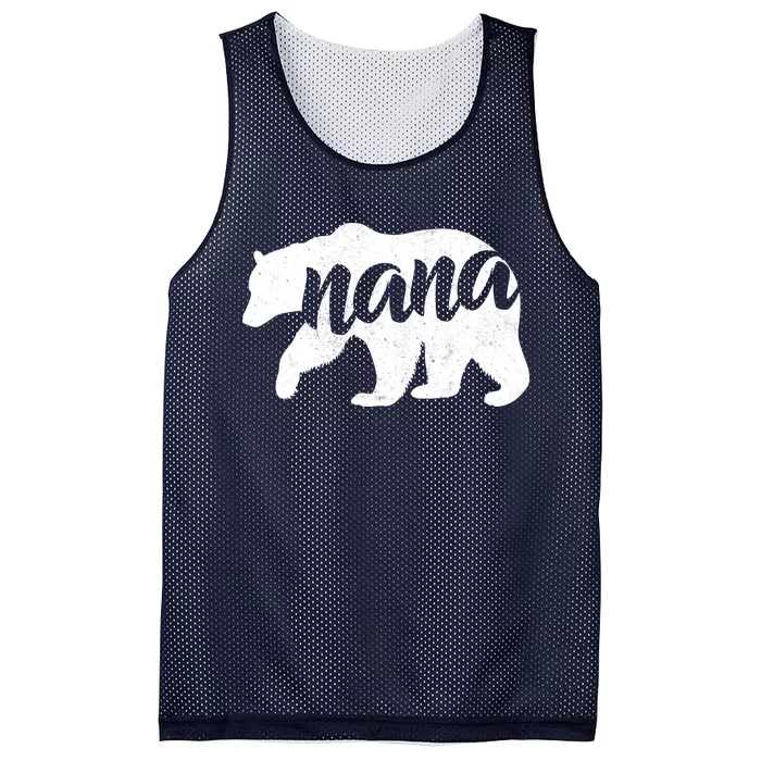 Nana Bear Mesh Reversible Basketball Jersey Tank