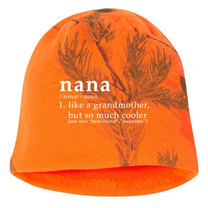 Nana Definition Like A Grandmother Kati - Camo Knit Beanie