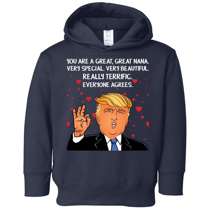 Nana Donald Trump Toddler Hoodie