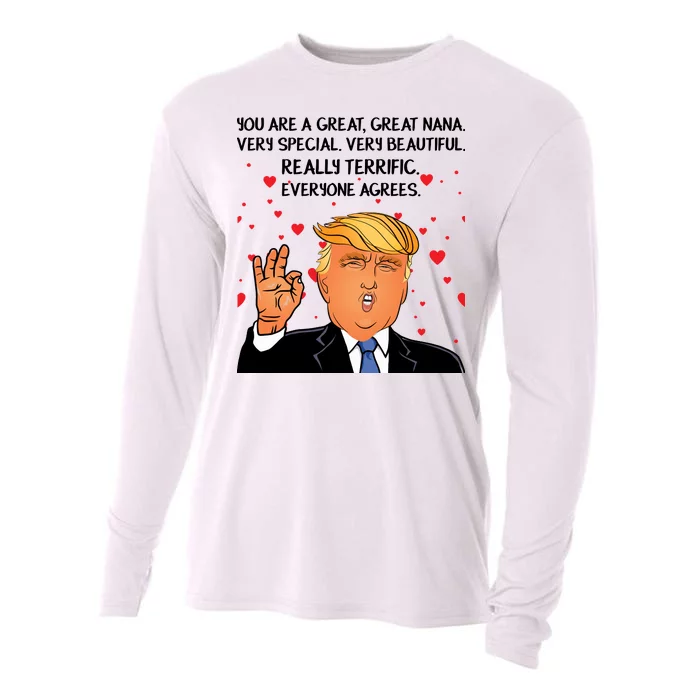 Nana Donald Trump Cooling Performance Long Sleeve Crew