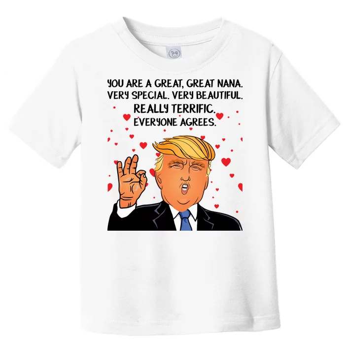 Nana Donald Trump Toddler T-Shirt