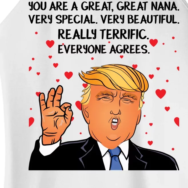 Nana Donald Trump Women’s Perfect Tri Rocker Tank