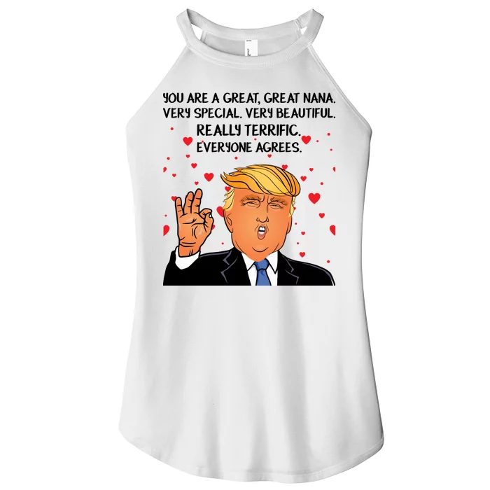 Nana Donald Trump Women’s Perfect Tri Rocker Tank