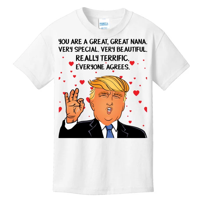 Nana Donald Trump Kids T-Shirt