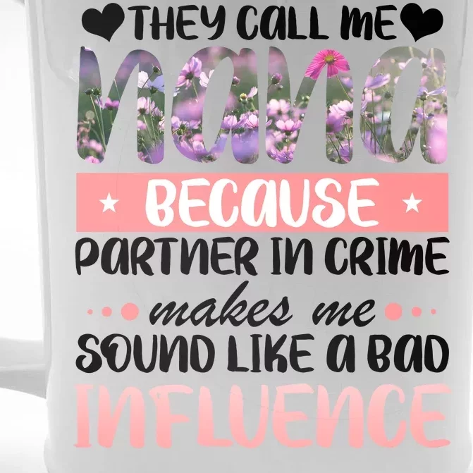 Nana Partner In Crime Front & Back Beer Stein