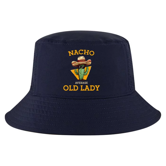 Nacho Average Old Lady Funny Mexican Senior Citizen Grandma Cool Comfort Performance Bucket Hat