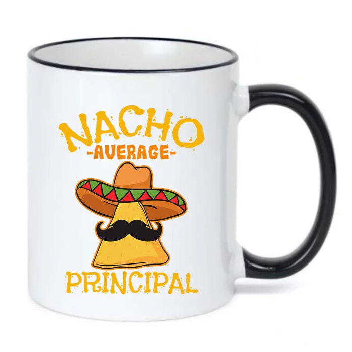 Nacho Average Principal Administrator Director Cinco De Mayo Black Color Changing Mug